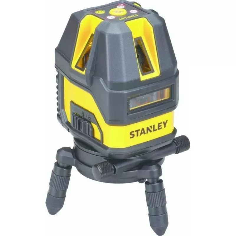 Lāzera nivelieris STANLEY Multi-Line STHT77514-1 — sarkans lāzers, 4 vertikālas un 1 horizontāla līnija