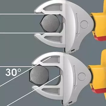 Regulējamā uzgriežņatslēga Wera 05020170001 Spīļu platums 1,9 cm Plastmasas rokturis