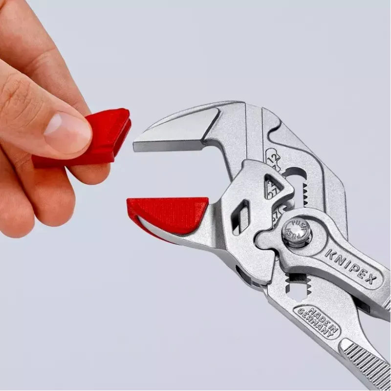 Cauruļu uzgriežņatslēgu rezerves daļa Knipex 86 09 250 V01 Sarkana plastmasa 6 gab.