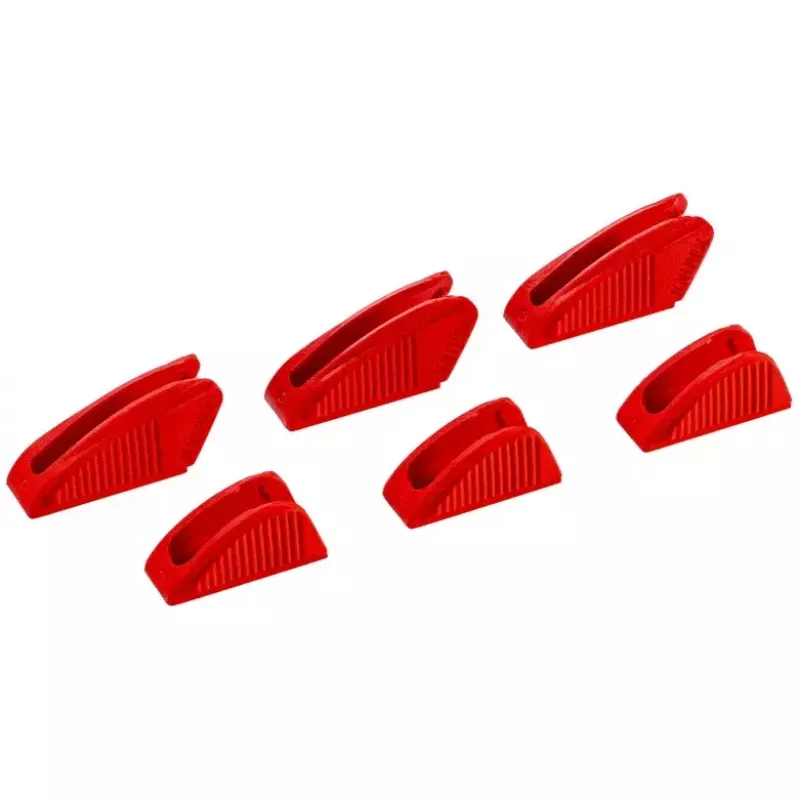 Cauruļu uzgriežņatslēgu rezerves daļa Knipex 86 09 250 V01 Sarkana plastmasa 6 gab.