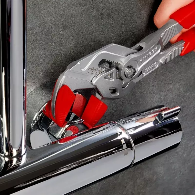 Cauruļu uzgriežņatslēgu rezerves daļa Knipex 86 09 250 V01 Sarkana plastmasa 6 gab.