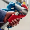 Cauruļu griezējs Knipex 90 31 03 BK piemērots misiņam, vara, tēraudam