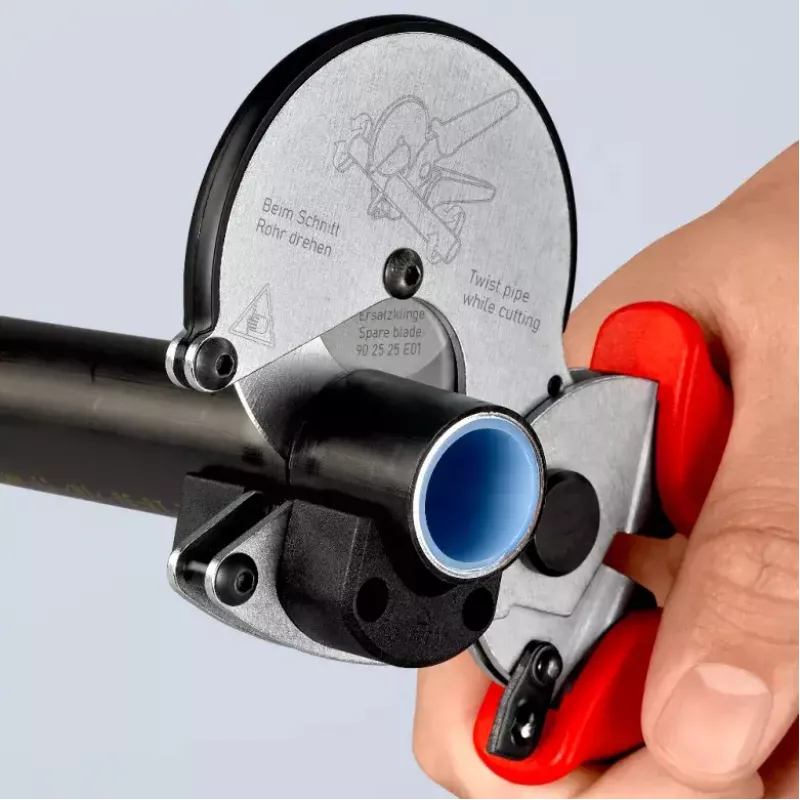 Cauruļu šķēres Knipex 90 25 25 Alumīnijs Melns Zils Sarkans 210 mm