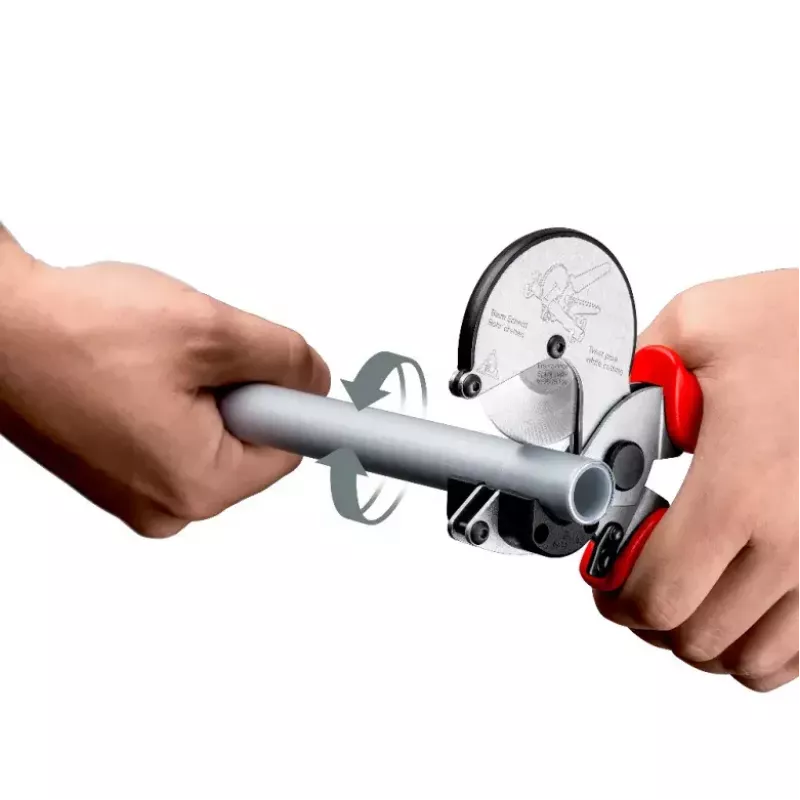 Cauruļu šķēres Knipex 90 25 25 Alumīnijs Melns Zils Sarkans 210 mm