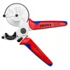 Cauruļu šķēres Knipex 90 25 25 Alumīnijs Melns Zils Sarkans 210 mm