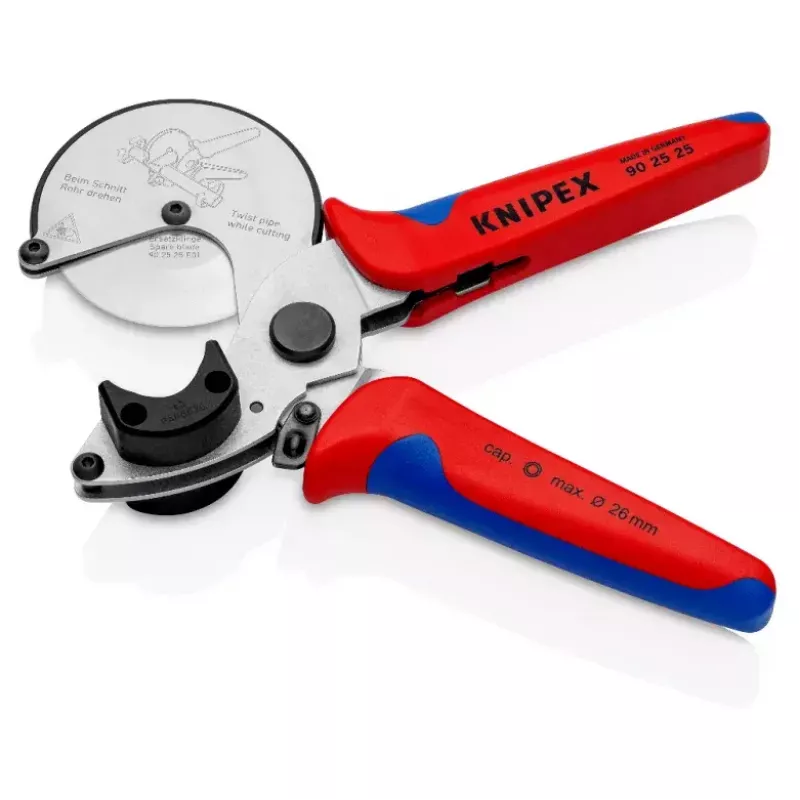 Cauruļu šķēres Knipex 90 25 25 Alumīnijs Melns Zils Sarkans 210 mm