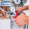 Cauruļu šķēres Knipex 90 25 25 Alumīnijs Melns Zils Sarkans 210 mm