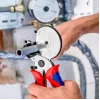 Cauruļu šķēres Knipex 90 25 25 Alumīnijs Melns Zils Sarkans 210 mm
