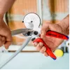 Cauruļu šķēres Knipex 90 25 25 Alumīnijs Melns Zils Sarkans 210 mm