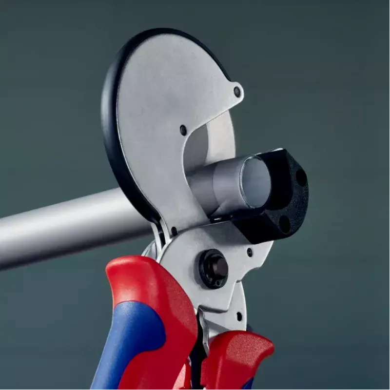 Cauruļu šķēres Knipex 90 25 25 Alumīnijs Melns Zils Sarkans 210 mm