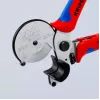 Cauruļu šķēres Knipex 90 25 25 Alumīnijs Melns Zils Sarkans 210 mm