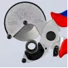 Cauruļu šķēres Knipex 90 25 25 Alumīnijs Melns Zils Sarkans 210 mm