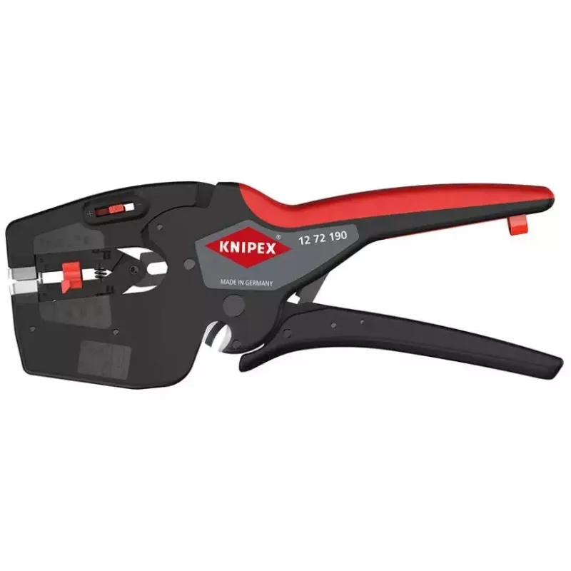 Knipex 12 72 190 knaibles Tērauds Plastmasas rokturis Melns Sarkans 190mm