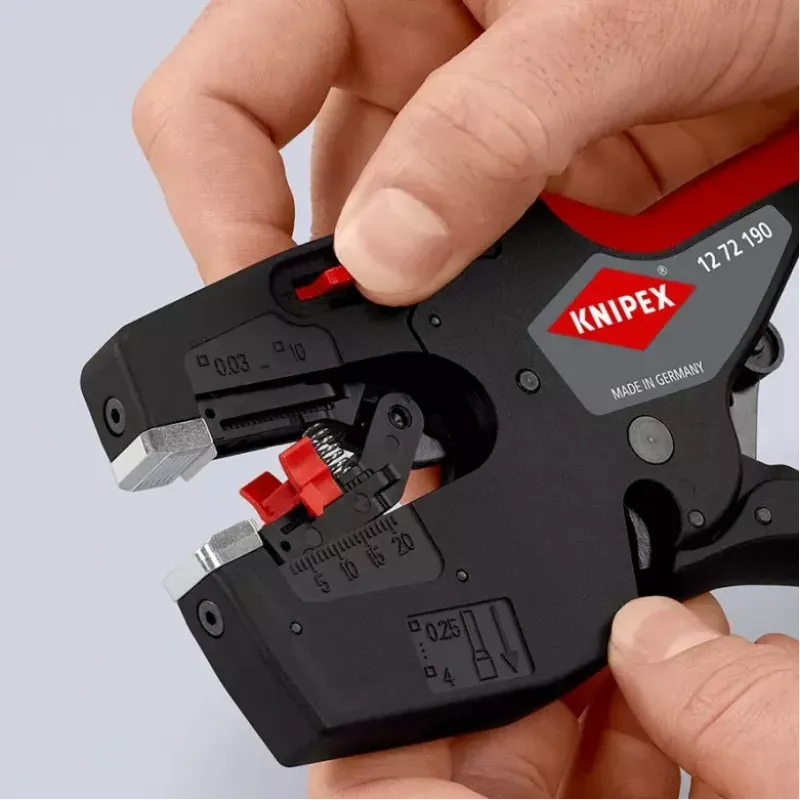 Knipex 12 72 190 knaibles Tērauds Plastmasas rokturis Melns Sarkans 190mm