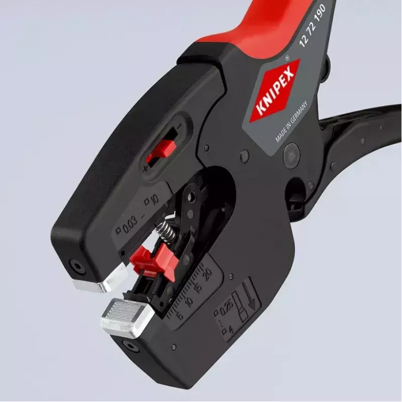 Knipex 12 72 190 knaibles Tērauds Plastmasas rokturis Melns Sarkans 190mm