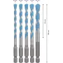 Bosch Expert HEX-9 mūra urbju komplekts 5 gab.