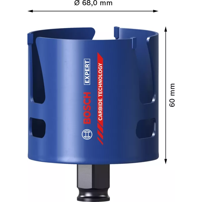 Caurumu zāģis Bosch 2 608 900 470 6.8 cm ķieģelim, plastmasai, mīkstai koksnei