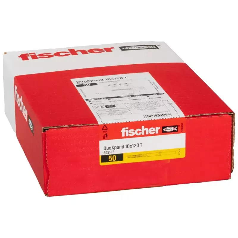 Izvēršanas enkurs Fischer 562157 120 mm neilons 50 gab.
