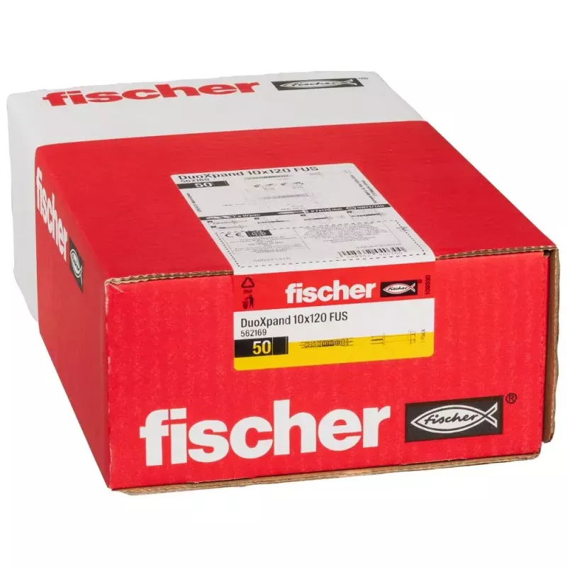Izvēršanas enkurs Fischer 562169 120 mm neilons 50 gab.