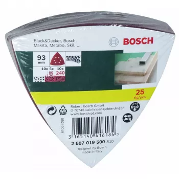 Bosch 2 607 019 500 slīpmašīnas piederums 25 gab.