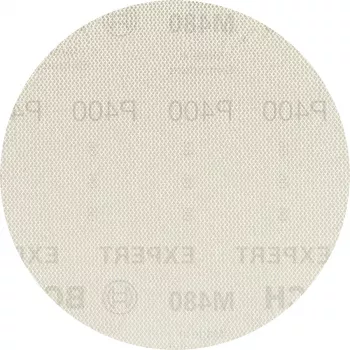 Bosch EXPERT M480 abrazīvie slīpēšanas tīkliņi 125 mm K400, 5 gab. iepakojumā