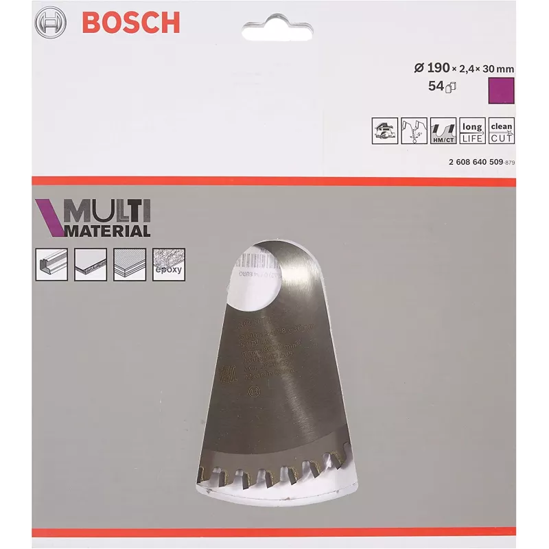 Bosch Optiline koka ripzāģa asmeņi, Koks, 19 cm, Bosch, 340 g, 1 gab.