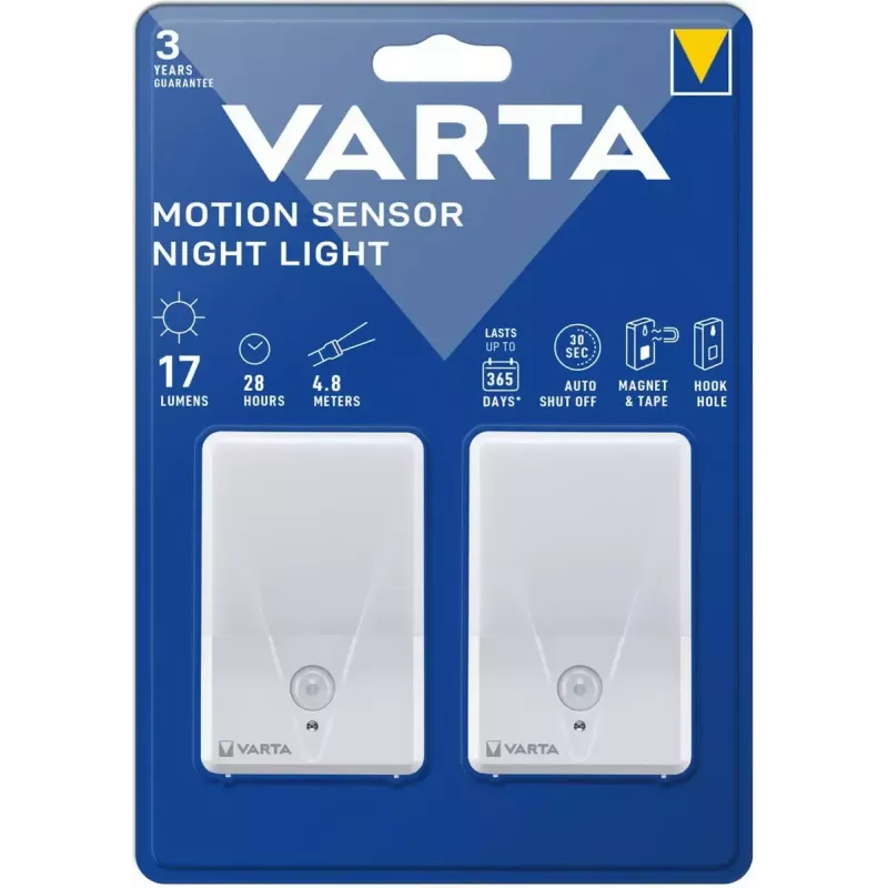 Nakts gaisma Varta 16624 101 402 balta, dubultais iepakojums