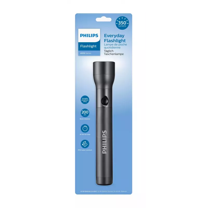 Philips SFL4003T/10 lukturītis Melns Spiedlukturis LED
