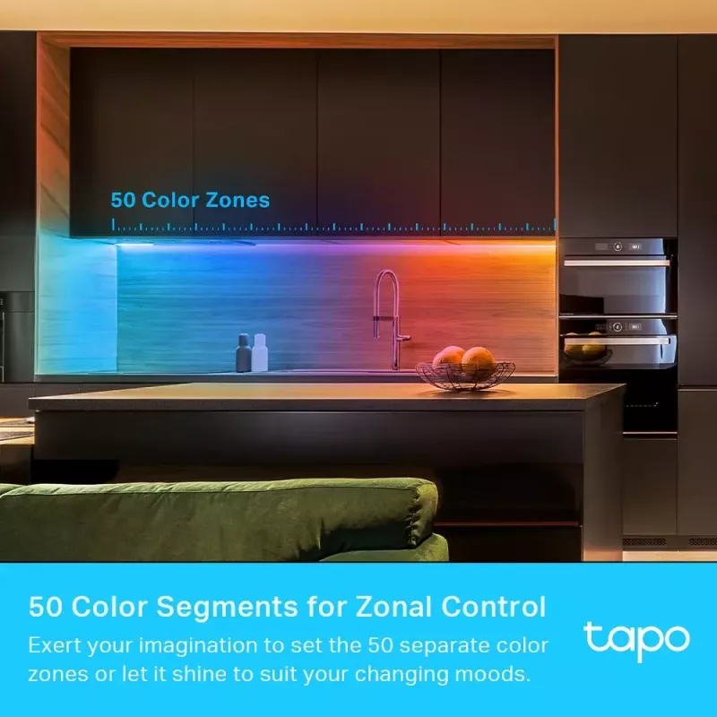 Universāla lentes gaisma TP-Link Tapo Smart Wi-Fi Light Strip