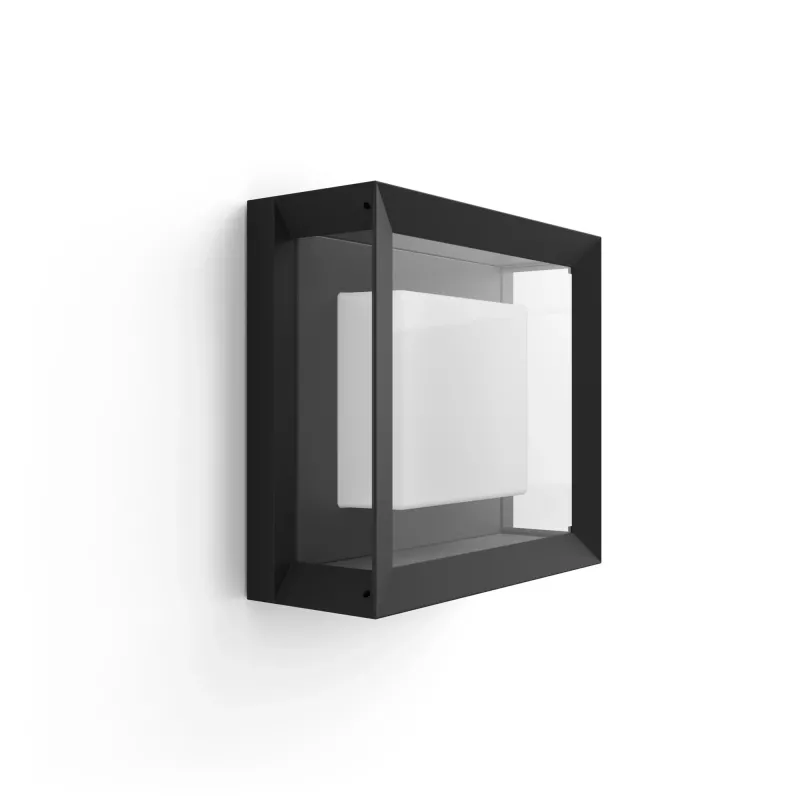 Smart wall light Philips Hue balta and colour ambience Econic Outdoor Wall Light