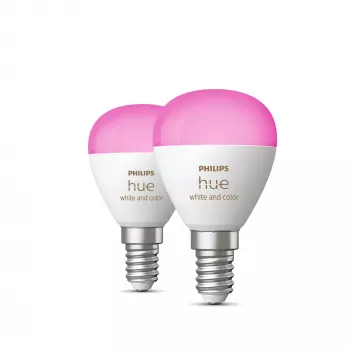 Philips Hue balta and colour ambience Lustre – E14 viedā spuldze – (2 iepakojumā)
