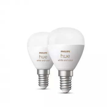Philips Hue balta and colour ambience Lustre – E14 viedā spuldze – (2 iepakojumā)