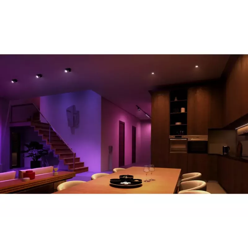 Smart lighting spot Philips Hue balta and colour ambience MR16, GU53, 6.3 W, Bluetooth/Zigbee