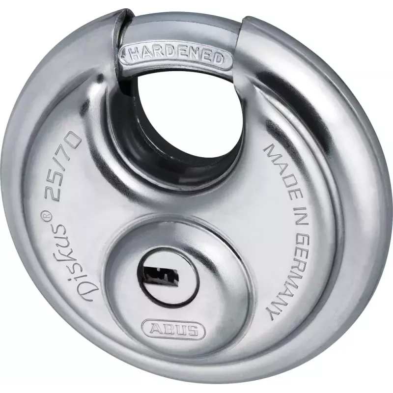 Discus piekaramā atslēga ABUS 25/70 kd Atslēgas slēdzene 5 atslēgas 7cm