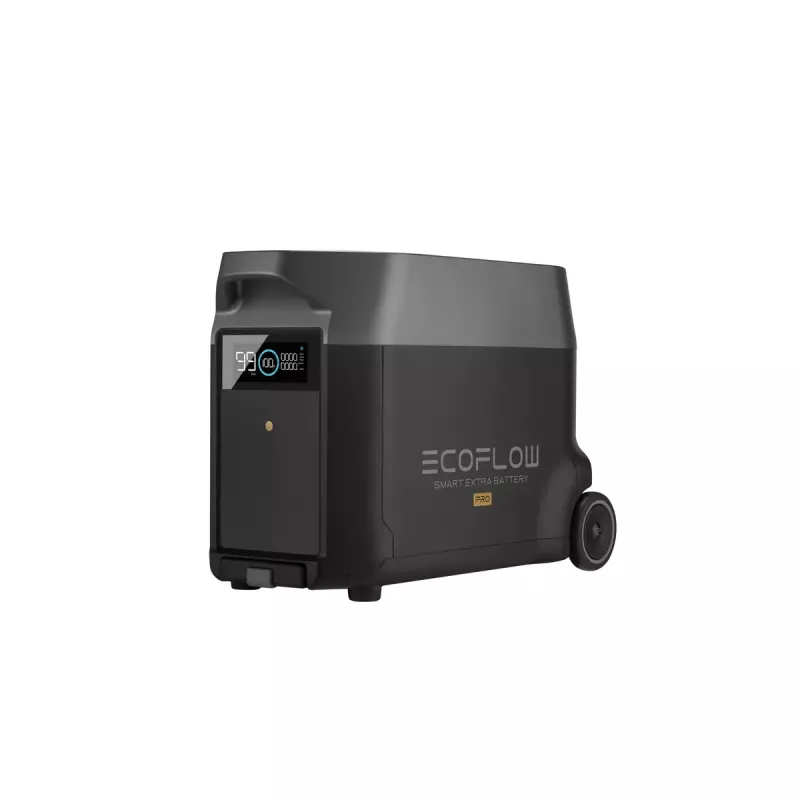 Baterija 3600Wh priekš EcoFlow DELTA Pro — 39 kg, 635×285×416 mm, Melna