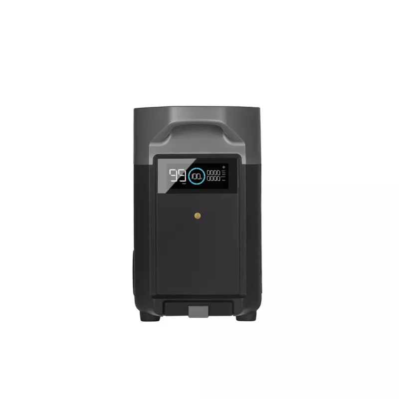 Baterija 3600Wh priekš EcoFlow DELTA Pro — 39 kg, 635×285×416 mm, Melna