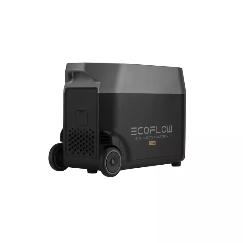 Baterija 3600Wh priekš EcoFlow DELTA Pro — 39 kg, 635×285×416 mm, Melna