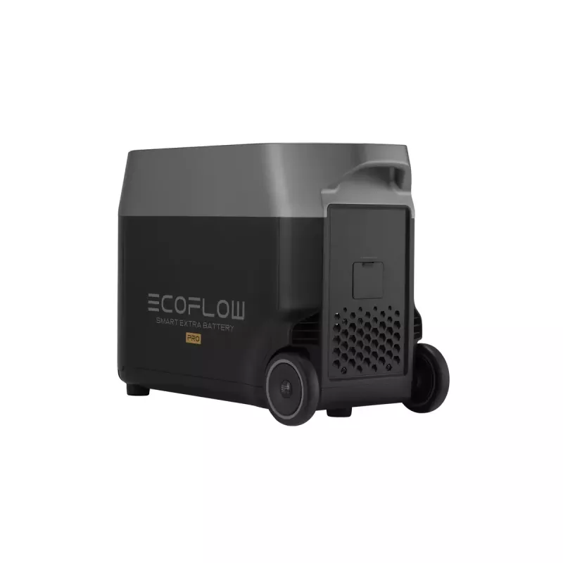 Baterija 3600Wh priekš EcoFlow DELTA Pro — 39 kg, 635×285×416 mm, Melna