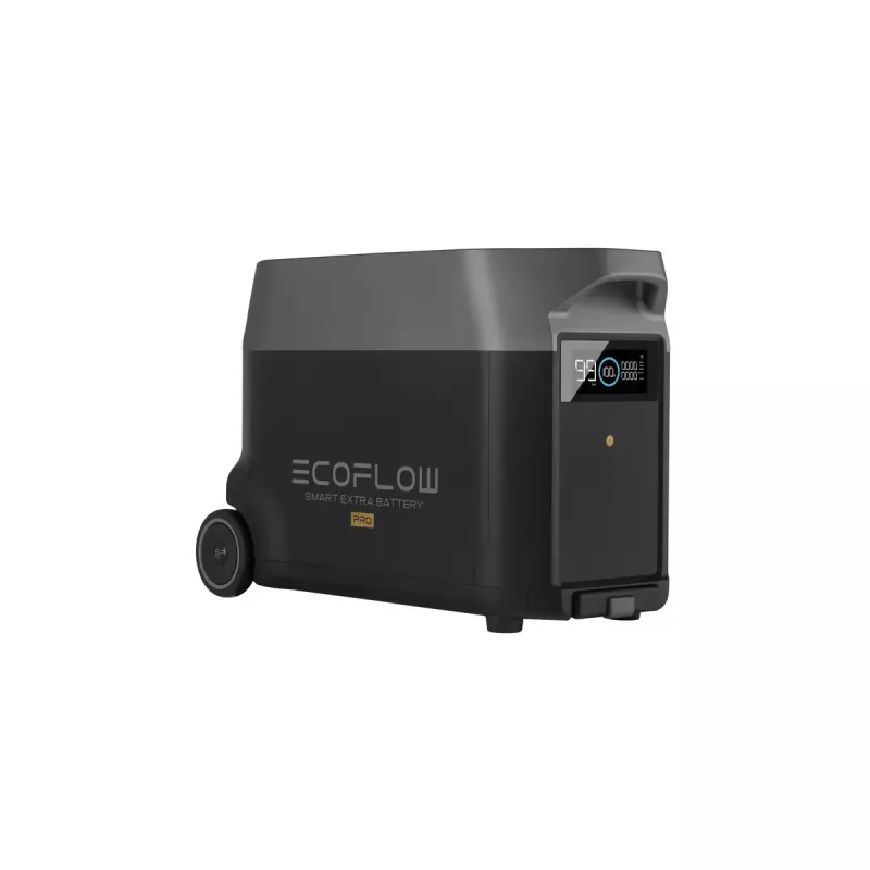 Baterija 3600Wh priekš EcoFlow DELTA Pro — 39 kg, 635×285×416 mm, Melna