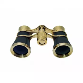 Braun 3 x 25 Opera binoklis BK-7 Melns, Zelts