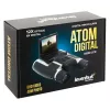 Binoklis Levenhuk Atom DB20 ar 20× palielinājumu un iebūvētu 2 MP kameru, LCD displejs