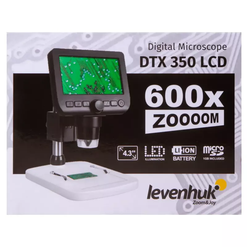 Digitālais mikroskops Levenhuk DTX 350 LCD 600x palielinājums
