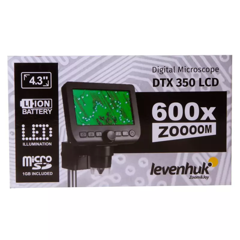 Digitālais mikroskops Levenhuk DTX 350 LCD 600x palielinājums