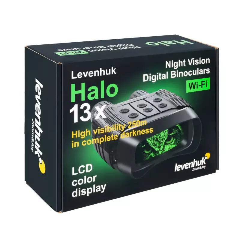 Binoklis Levenhuk Halo 13x Palielinājums 13x Objektīva diametrs 3,35 cm Melns