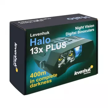 Binoklis Levenhuk Halo 13x Plus 13x palielinājums Melns