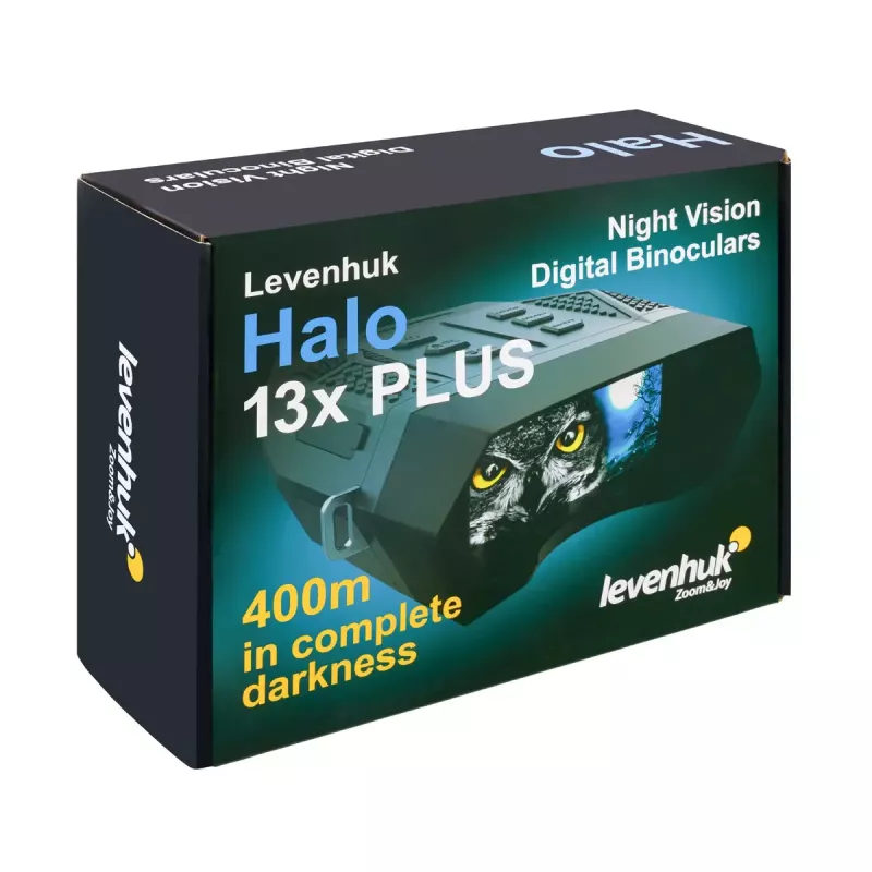Binoklis Levenhuk Halo 13x Plus 13x palielinājums Melns
