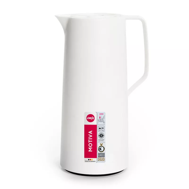 EMSA Motiva vienas porcijas tējkanna 1000 ml balta