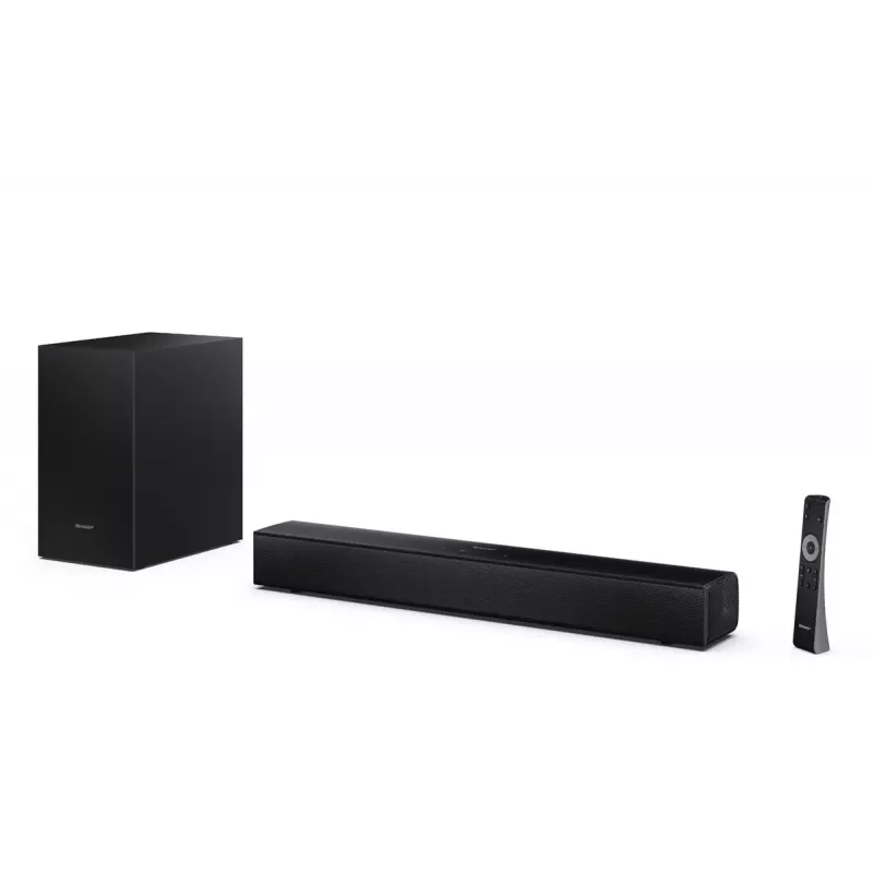 Soundbar Sharp HT-SBW121 2.1 kanāli 160W ar bezvadu zemfrekvences skaļruni
