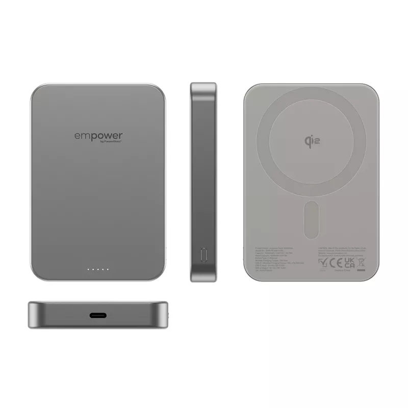 Ārējais akumulators PanzerGlass empower by empower Bank 10000mAh titāna