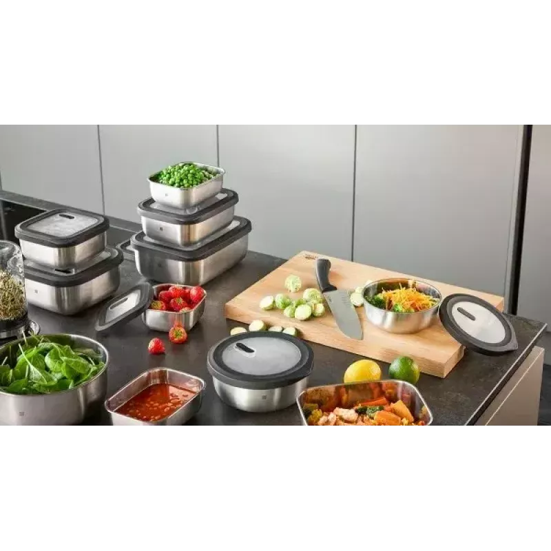 Bļoda GEFU Provido apaļa bļoda 500 L nerūsējošā tērauda augstums 6 mm diametrs 15 cm 1 gab.